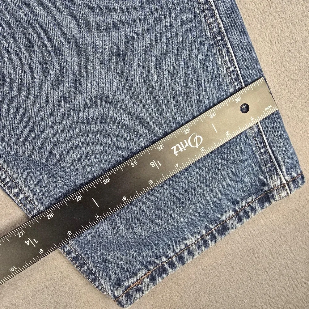 Levis Premium 568‎ Jeans Mens 30x30 Blue Loose Straight Cargo Denim Pants NWT